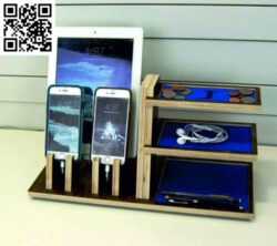 Desktop Organizer file cdr and dxf free vector download for Laser cut
