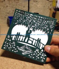 Invitational file cdr and dxf free vector download for Laser cut