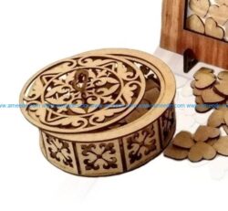 Small wooden box file cdr and dxf free vector download for Laser cut