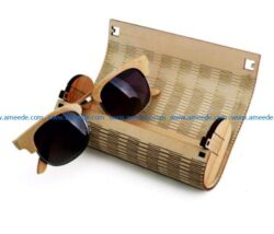 Sunglasses box file cdr and dxf free vector download for Laser cut
