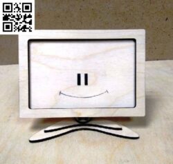 TV photo frame file cdr and dxf free vector download for Laser cut