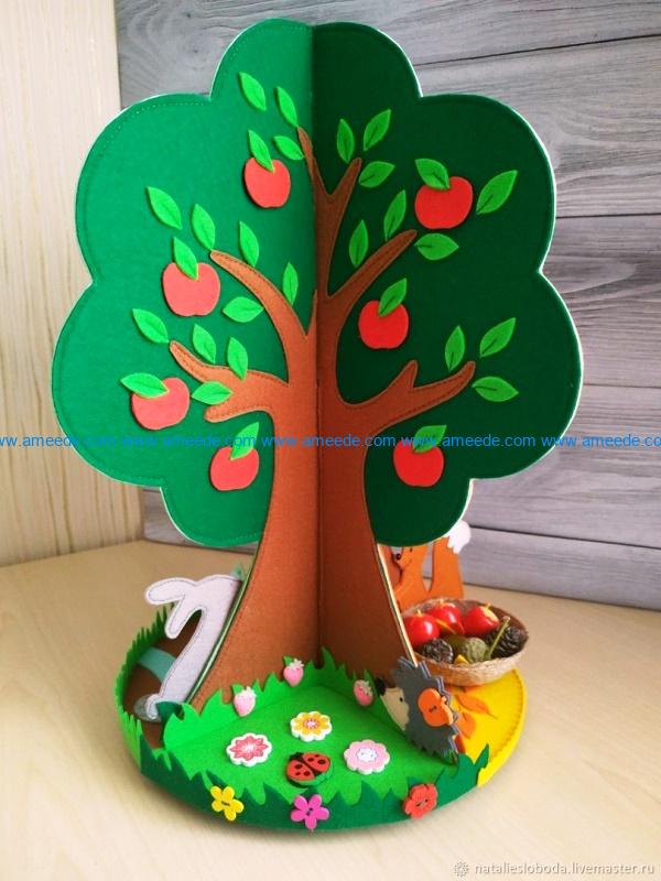 Toy tree for children file cdr and dxf free vector download for Laser cut