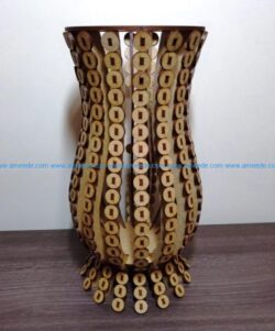 small vases for decoration  file cdr and dxf free vector download for Laser cut