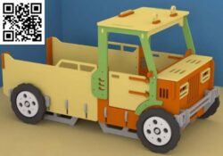 truck crib file cdr and dxf free vector download for Laser cut