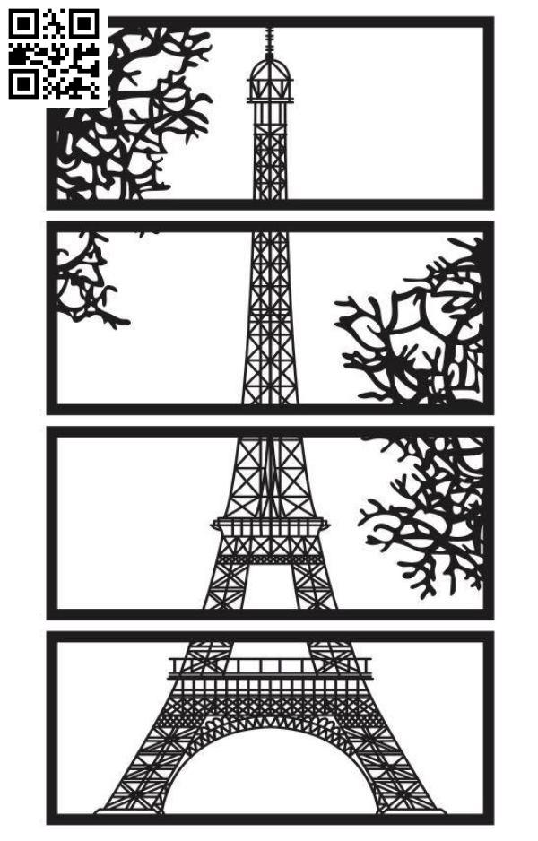 Design pattern screen panel E0010177 file cdr and dxf free vector download for Laser cut CNC