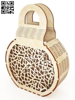 Beautiful wooden hand bag file cdr and dxf free vector download for Laser cut