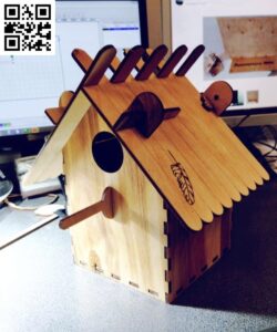 Bird house file cdr and dxf free vector download for Laser cut