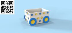 Box for toys file cdr and dxf free vector download for Laser cut