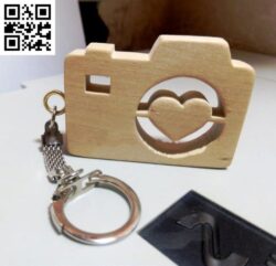Camera keychains file cdr and dxf free vector download for Laser cut