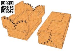 Cool box file cdr and dxf free vector download for Laser cut CNC