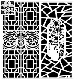 Design pattern screen panel E0010171 file cdr and dxf free vector download for Laser cut CNC