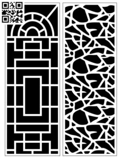 Design pattern screen panel E0010173 file cdr and dxf free vector download for Laser cut CNC