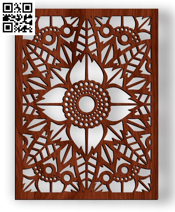 Design pattern screen panel E0010318 file cdr and dxf free vector download for Laser cut CNC