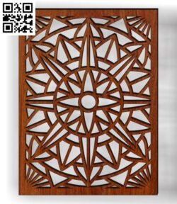 Design pattern screen panel E0010322 file cdr and dxf free vector download for Laser cut CNC