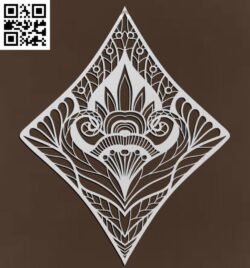Diamond Card Suits file cdr and dxf free vector download for Laser cut