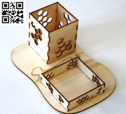 Honeycomb organizer file cdr and dxf free vector download for Laser cut