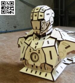 Iron man file cdr and dxf free vector download for Laser cut
