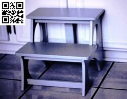 Ladder chair file cdr and dxf free vector download for Laser cut