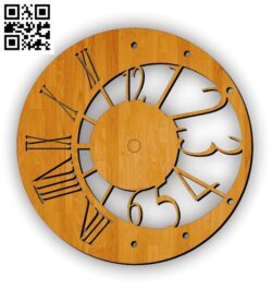 Moon clock file cdr and dxf free vector download for Laser cut