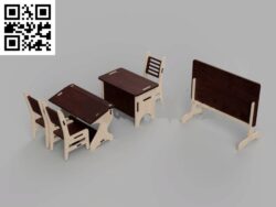 School furniture file cdr and dxf free vector download for Laser cut