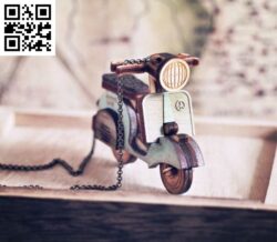 Vespa file cdr and dxf free vector download for Laser cut