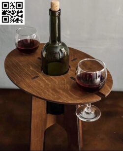 Wine and glass table file cdr and dxf free vector download for Laser cut