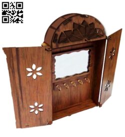 Wooden key hanger file cdr and dxf free vector download for Laser cut