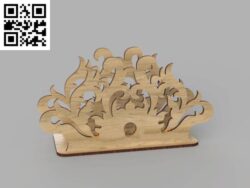 Wooden napkin holder file cdr and dxf free vector download for Laser cut
