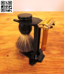 shave stand file cdr and dxf free vector download for Laser cut