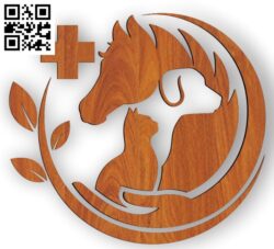 zoo icon file cdr and dxf free vector download for Laser cut