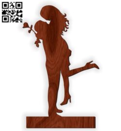 Couple love statue E0010561 file cdr and dxf free vector download for Laser cut