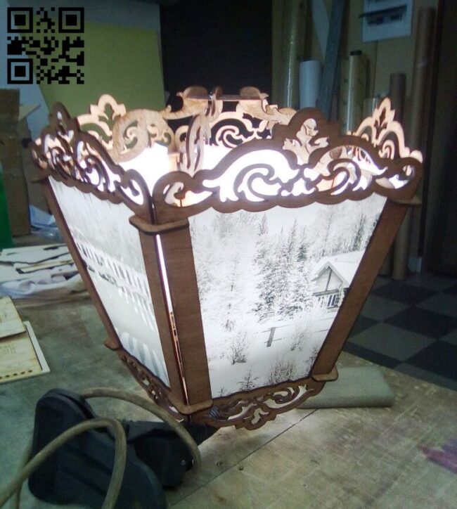 Lantern E0010533 file cdr and dxf free vector download for Laser cut