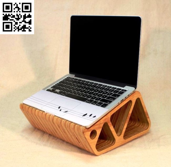 Laptop stand file cdr and dxf free vector download for Laser cut