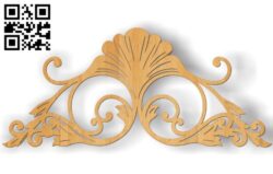 Pattern Flower E0010425 wood carving file cdr and dxf free vector download for Laser cut CNC