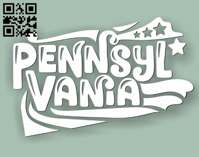 Pennsylvania E0010527 file cdr and dxf free vector download for Laser cut