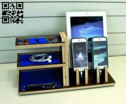 Phone organizer  E0010468 file cdr and dxf free vector download for laser cut
