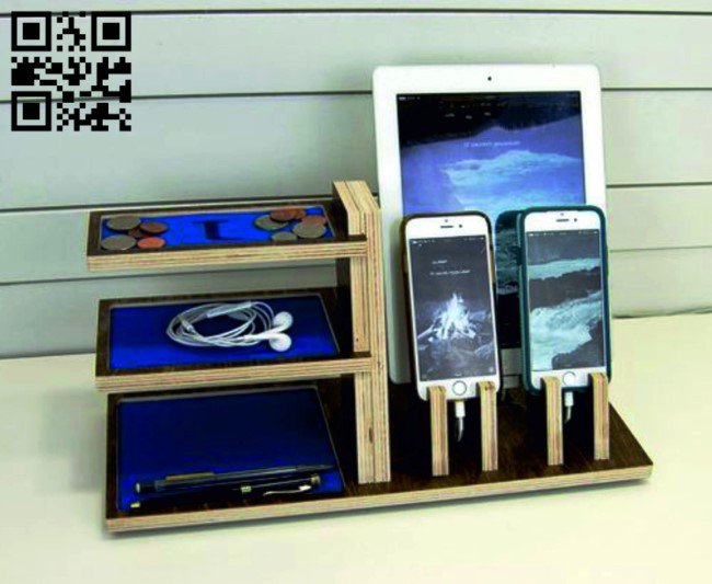 Phone organizer E0010468 file cdr and dxf free vector download for laser cut