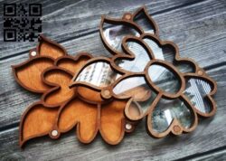 Seed organizer E0010466 file cdr and dxf free vector download for laser cut