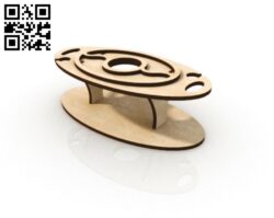 Small table E0010512 file cdr and dxf free vector download for Laser cut