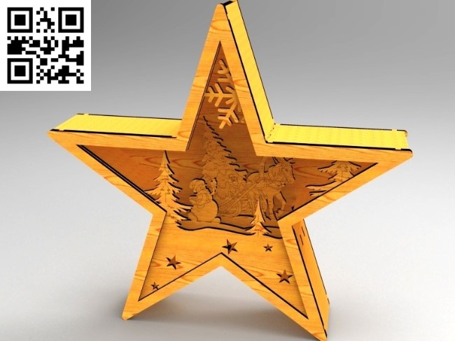 Star lights file cdr and dxf free vector download for Laser cut