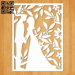 Wedding cards file cdr and dxf free vector download for Laser cut
