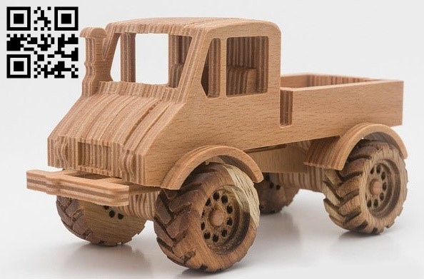 Wooden truck file cdr and dxf free vector download for Laser cut