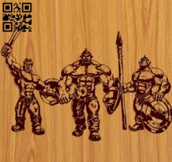 Three heroes file cdr and dxf free vector download for Laser cut