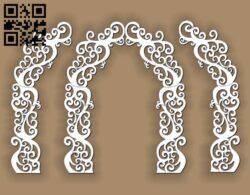 Arch E0010858 file cdr and dxf free vector download for Laser cut CNC