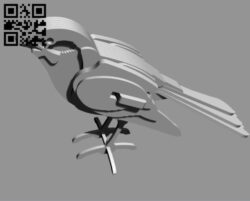 Bird E0010914 file cdr and dxf free vector download for Laser cut
