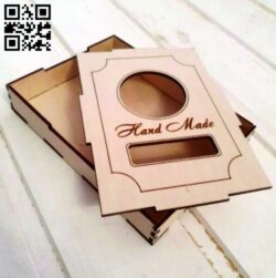Box E0010899 file cdr and dxf free vector download for Laser cut