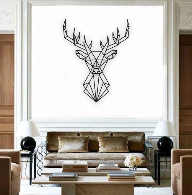 Deer head E0010891 file cdr and dxf free vector download for Laser cut 5 Deer head E0010891 file cdr and dxf free vector download for Laser cut