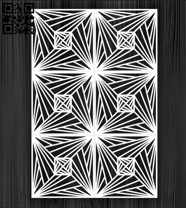 Design pattern screen panel E0010876 file cdr and dxf free vector download for Laser cut cnc