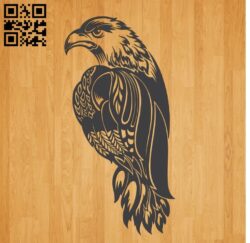 Eagle E0010657 file cdr and dxf free vector download for laser engraving machines