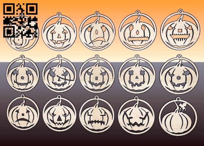 Download Halloween key chain E0010717 file cdr and dxf free vector ...